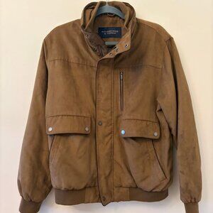 Men's Suede Bomber Jacket (M) - Roundtree & Yorke